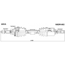 NSDR-002 ASVA Приводной вал