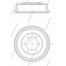 M340I04 NPS Тормозной барабан
