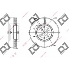 BD1520 DJ PARTS Тормозной диск