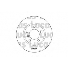 DF1538 TRW Тормозной диск