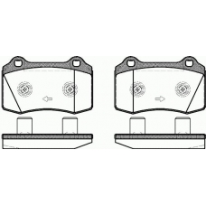 P5343.48 WOKING Комплект тормозных колодок, дисковый тормоз