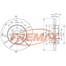 BD-2584 FREMAX Тормозной диск