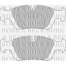 BBP1399 BORG & BECK Комплект тормозных колодок, дисковый тормоз