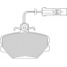 FD222A NECTO Комплект тормозных колодок, дисковый тормоз