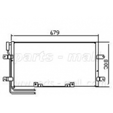 PXNCX-079T Parts mall Конденсатор, кондиционер