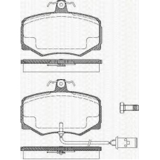 8110 10003 TRISCAN Комплект тормозных колодок, дисковый тормоз