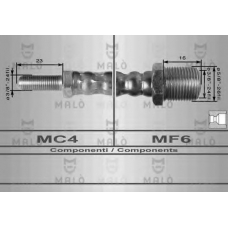8455 Malo Тормозной шланг