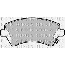 BBP1769 BORG & BECK Комплект тормозных колодок, дисковый тормоз