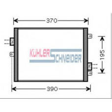 0820001 KUHLER SCHNEIDER Конденсатор, кондиционер