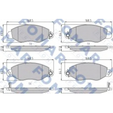 FO 684781 FOMAR ROULUNDS Комплект тормозных колодок, дисковый тормоз