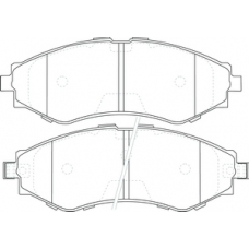 PN-0374 JNBK Колодки тормозные