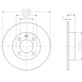 8DD 355 106-671 HELLA Тормозной диск