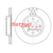 6189.10 METZGER Тормозной диск