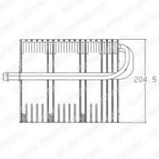 TSP0525002V DELPHI Испаритель, кондиционер