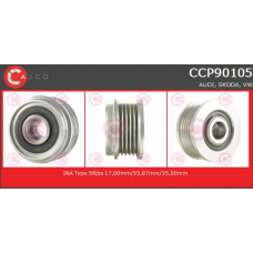 CCP90105 CASCO Ременный шкив, генератор