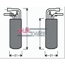 8909701 KUHLER SCHNEIDER Осушитель, кондиционер
