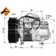 32457G NRF Компрессор, кондиционер