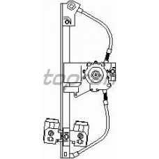 108 672 TOPRAN Подъемное устройство для окон