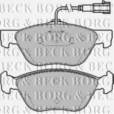 BBP2200 BORG & BECK Комплект тормозных колодок, дисковый тормоз