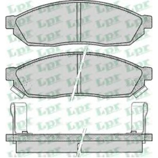 05P075 LPR Комплект тормозных колодок, дисковый тормоз