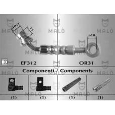 80918 Malo Тормозной шланг
