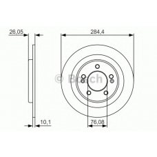 0 986 479 A47 BOSCH Тормозной диск