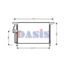 152650N AKS DASIS Конденсатор, кондиционер