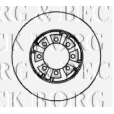 BBD5718S BORG & BECK Тормозной диск
