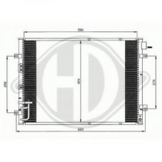 8658500 DIEDERICHS Конденсатор, кондиционер