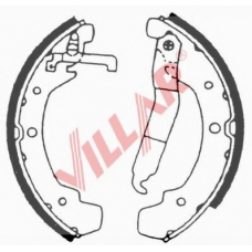 629.0671 VILLAR Комплект тормозных колодок