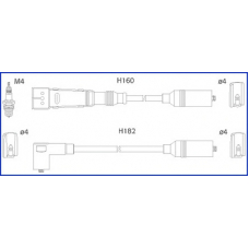 134717 HITACHI Комплект проводов зажигания