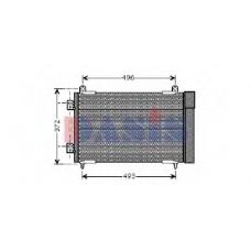 162011N AKS DASIS Конденсатор, кондиционер