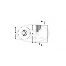 SC 7065 P SCT Топливный фильтр