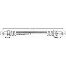 FBH6656 FIRST LINE Тормозной шланг