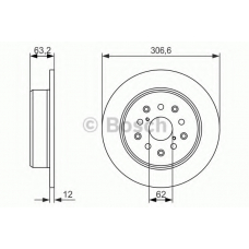 0 986 479 339 BOSCH Тормозной диск