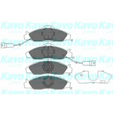 KBP-7502 KAVO PARTS Комплект тормозных колодок, дисковый тормоз
