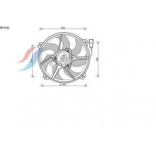 PE7535 AVA Вентилятор, охлаждение двигателя
