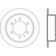 BDR1860.10 OPEN PARTS Тормозной диск