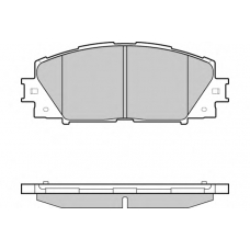 12-1498 E.T.F. Комплект тормозных колодок, дисковый тормоз