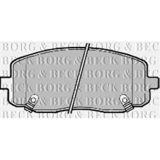 BBP1910 BORG & BECK Комплект тормозных колодок, дисковый тормоз