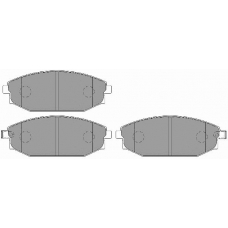 FD7128A NECTO Комплект тормозных колодок, дисковый тормоз