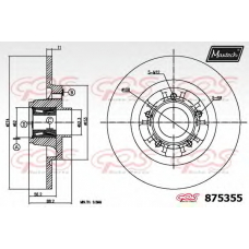 875355.6985 MAXTECH Тормозной диск