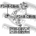 2120-CBVLH FEBEST Несущий / направляющий шарнир