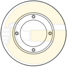 6019713 GIRLING Тормозной диск