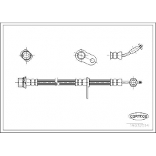 19032514 CORTECO Тормозной шланг