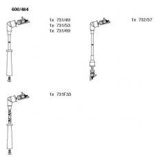 600/484 BREMI Ккомплект проводов зажигания