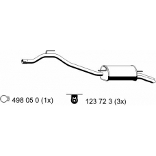 177047 ERNST Глушитель выхлопных газов конечный