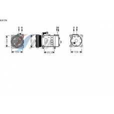 AUK156 AVA Компрессор, кондиционер