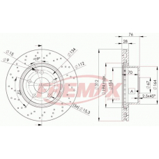 BD-3054-50 FREMAX Тормозной диск