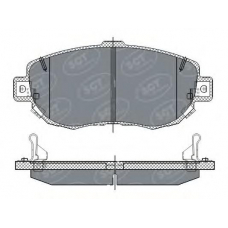 SP 261 SCT Комплект тормозных колодок, дисковый тормоз